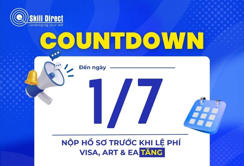 Nộp hồ sơ trước khi lệ phí tăng lên