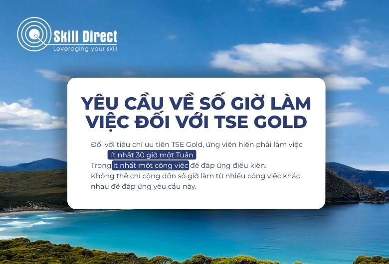 Yêu cầu về số giờ làm việc đối với TSE Gold